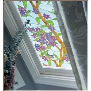   Stained Glass 16in x 74in by Wallpaper For Windows: Home & Kitchen