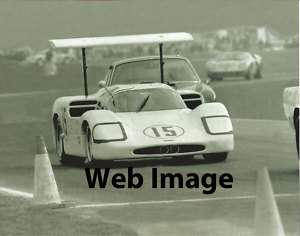 Vintage 8 X 10 1967 Daytona 24 Chaparral 2F Phil Hill  