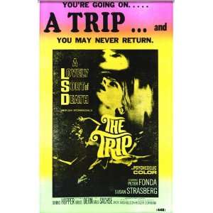   Trip A Lovely Sort of Death  Acid LSD 14 x 22 Vintage Style Poster