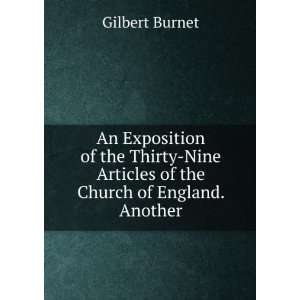   Nine Articles of the Church of England. Another Gilbert Burnet Books