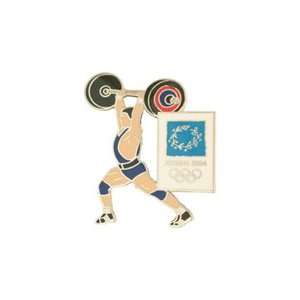  2004 Athens Olympics Weight Lifting Pin