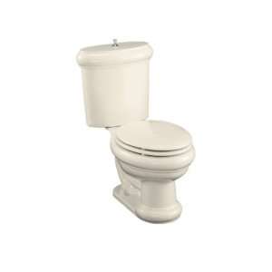   Toilet with Seat, Vibrant Brushed Nickel Flush Actua: Home Improvement