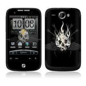  HTC WildFire Skin Decal Sticker   Deadly Skull Everything 