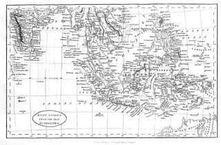 ASIA: East Indies.Original Antique Map.Brookes.1815  