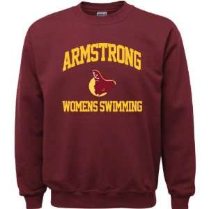   Youth Womens Swimming Arch Crewneck Sweatshirt: Sports & Outdoors