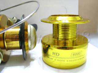 Spinning Reel RD6000 Reels Extra Spool 5 Ball Bearings  