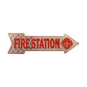  Fire Station Fire Rescue Arrow Signs 