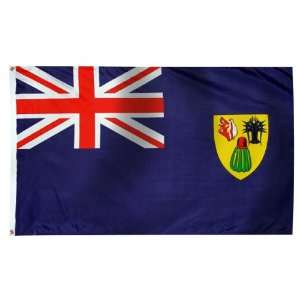  Turks and Caicos Flag 4X6 Foot Nylon Patio, Lawn & Garden