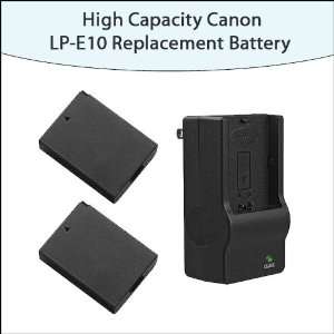   ) With 1 Hour Rapid Charger For Canon EOS Rebel T3