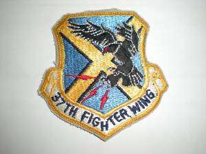 USAF 37TH FIGHTER WING PATCH F 117  COLOR  