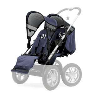    Mutsy Duoseat Navy with 2 Canopies Stroller Accessory Baby
