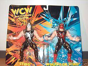 MOC WCW WWE Sting & Wolfpack Sting 1998  