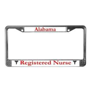  Alabama Registered Nurse License Plate Frame by  