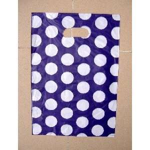   Purple Dots Gift Plastic Bags Wholesale Lot 9.5x13.7 