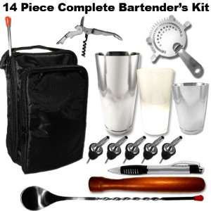  Bartenders Kit: 14 Piece Basic Bar Set: Everything Else
