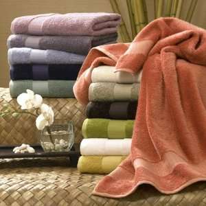   Bamboo 35% Combed Egyptian Cotton Bath Sheet (Blossom): Home & Kitchen