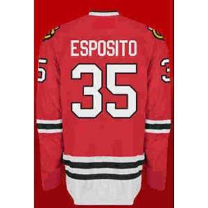 Wholesale Chicago Blackhawks #35 Tony Esposito Red Hockey Jersey NHL 