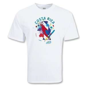 hidden Costa Rica Copa America 2011 Soccer T Shirt (White 