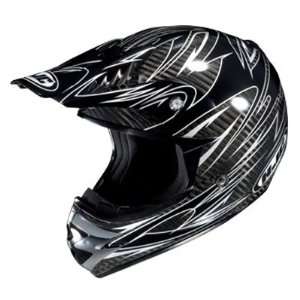  HJC AC X3 Carbon Titan Black Motocross Helmet Automotive