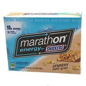  Snickers Marathon Energy Bar, Crunchy Multi Grain, 12 ea 