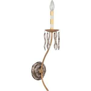   SC1138 1 One Light Spyro Wall Sconce in Gold