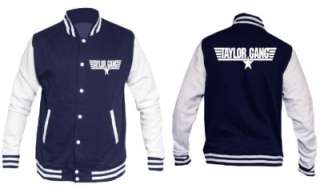 TAYLOR GANG Varsity Baseball Jacket WIZ KHALIFA NEW design 2012 Free 