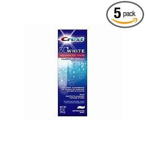  Crest 3D White Advanced Vivid Flouride Toothpaste 4.1 Oz 