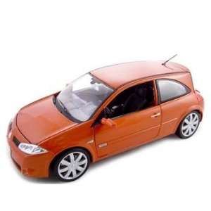  Renault Megane Sport Diecast Model Orange 1:18 Diecast 