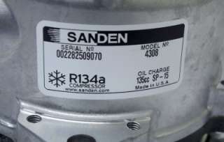 SANDEN R134a A/C Air Condition Compressor Model 4308 OEM NEW  