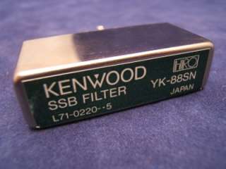 Kenwood YK 88SN 1.8 Kz narrow SSB filter   Excellent   