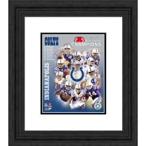 Framed 2007 AFC South Champs Indianapolis Colts Photograph:  
