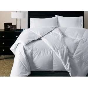  Egyptian Cotton White Down Comforter Light Weight   Full 
