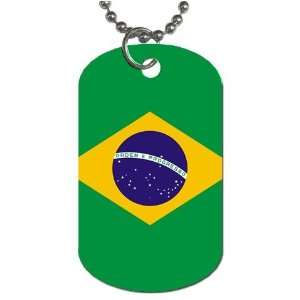  Brazil Flag Dog Tag 