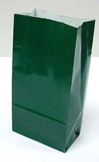 Evergreen Dk Green 2# Lunch Style Gift Bags Case of 100  
