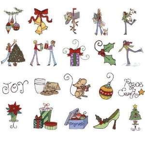 OESD Embroidery Machine Designs CD WHIMSICAL CHRISTMAS  
