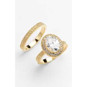    Ariella Collection Oval Engagement & Wedding Rings: Jewelry