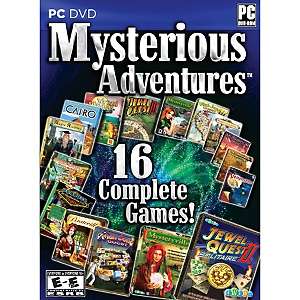 MYSTERIOUS ADVENTURES (PC GAME) NEW 16 COMPLETE GAMES HIDDEN OBJECT 