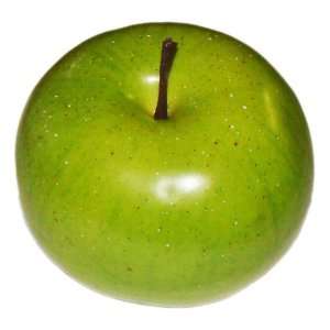 6pc Artificial Granny Smith Apple Apples   Plastic Green Fruit   Six 