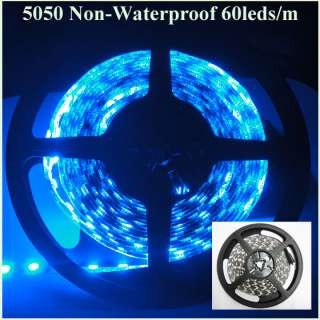 5M 5050 SMD Non Waterproof Blue Flexible 300LEDs Strip  