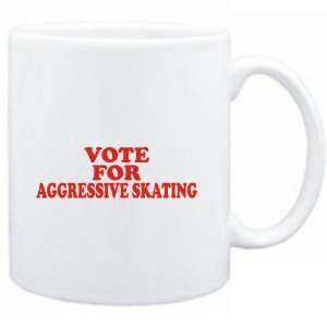   : Mug White  VOTE FOR Aggressive Skating  Sports: Sports & Outdoors