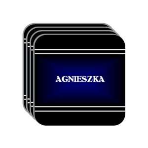  Personal Name Gift   AGNIESZKA Set of 4 Mini Mousepad 