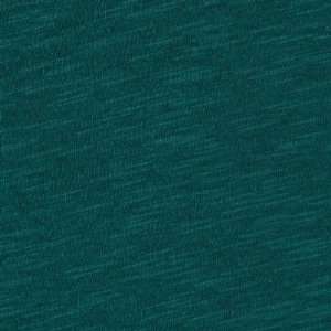  60 Wide Slub Cotton Jersey Knit Teal Fabric By The Yard 