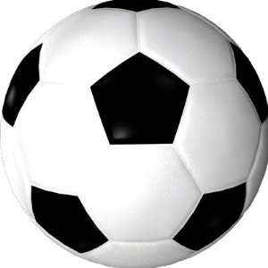  Soccer Ball ( football ) Round Stickers: Arts, Crafts 
