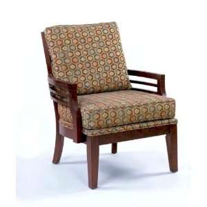  Modern Solid Wood Upholstered Accent Arm Chair With Upholstered 