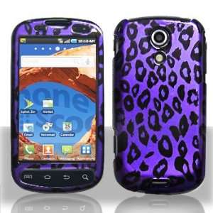  Samsung Epic 4G (Galaxy S) Purple/Black Leopard Hard Case 