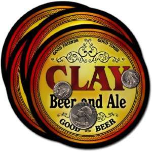  Clay, WV Beer & Ale Coasters   4pk: Everything Else