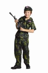  Army Commando   Camouflage Boy   Medium Costume: Clothing