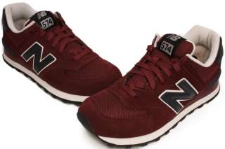   ML574BNV Burgundy Mens New 574 Running Shoes Size 11~13  
