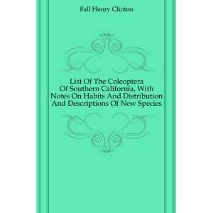   of New Species, Issues 8 9 (9781172046324): Henry Clinton Fall: Books