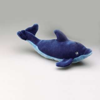 Blue Dolphin 16 Inch Realistic Soft Plush Animal NEW  